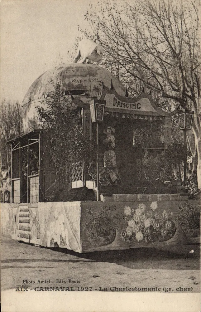 Aix-en-Provence - Karneval 1927 - La Charlestomanie (gr. char) - Vorderseite