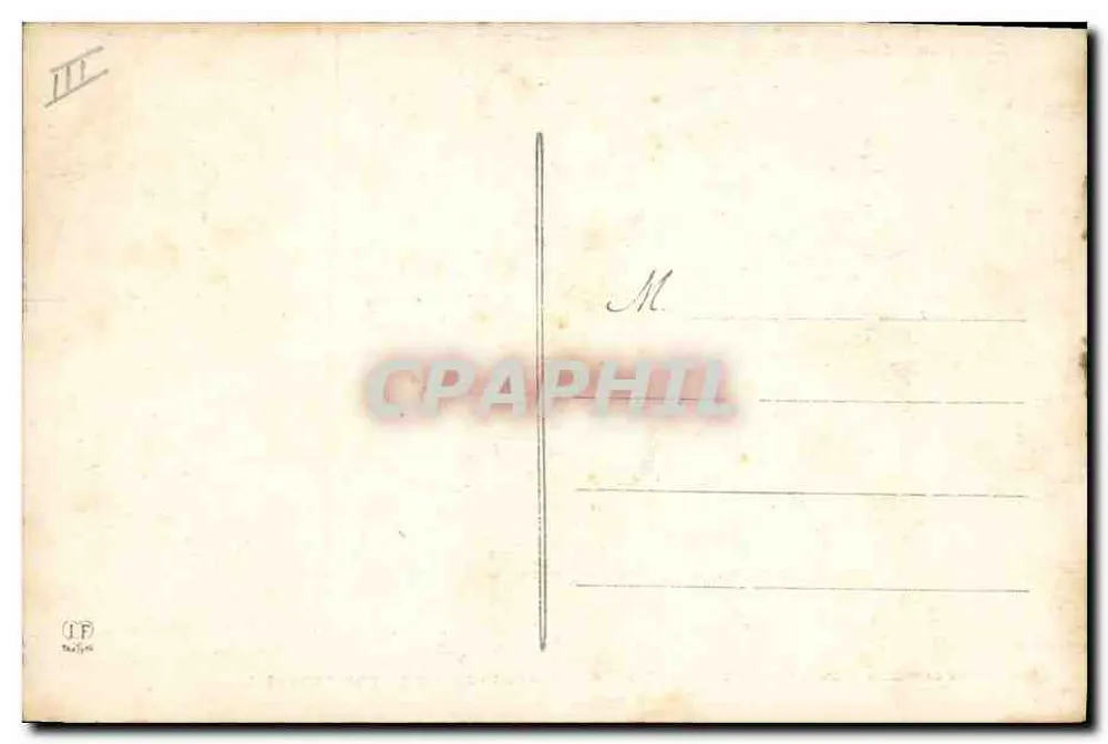 Die Pyrenäen — Bergbauern und seine Herde — Phototypie Labouche Frères, Toulouse, n° 1578 - Rückseite