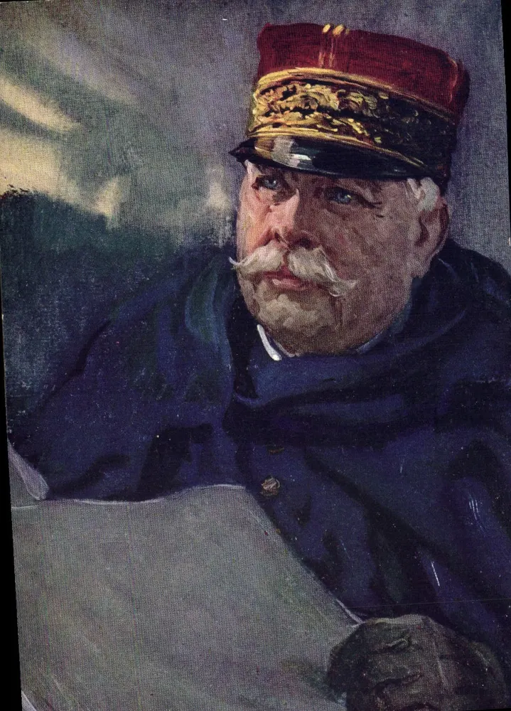 Geral Joffre — Heroes of the War — Published by Henry Frasade and Hidder - Frente