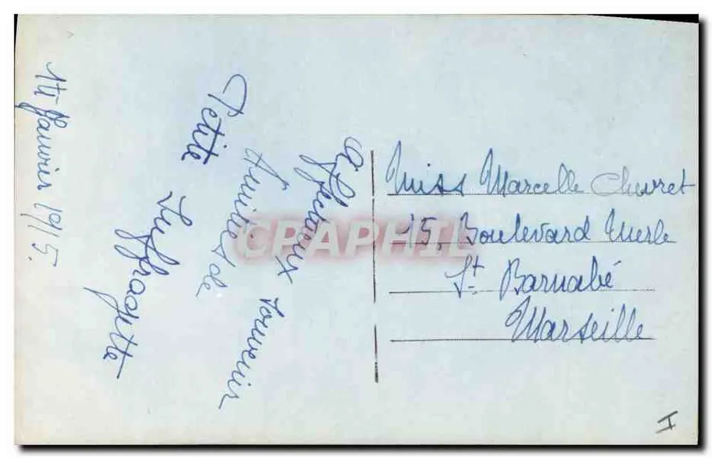 Der Traum — Detail der französischen Armee — Nach Ed. Detaille - Rückseite