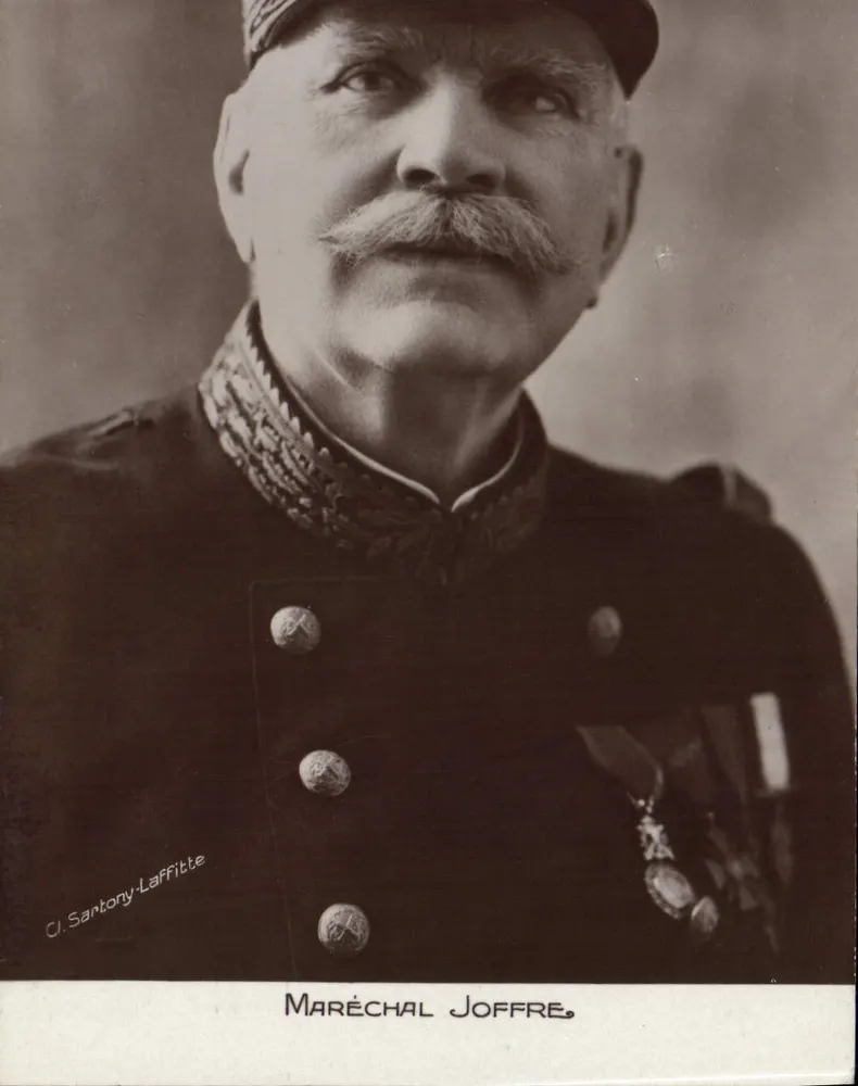 Mariscal Joffre — retrato militar — C.J. Santony-Laffitte - Frente