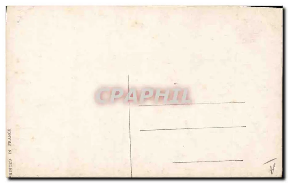 Geral Joffre — retrato em uniforme decorado — edição Piroul - Verso