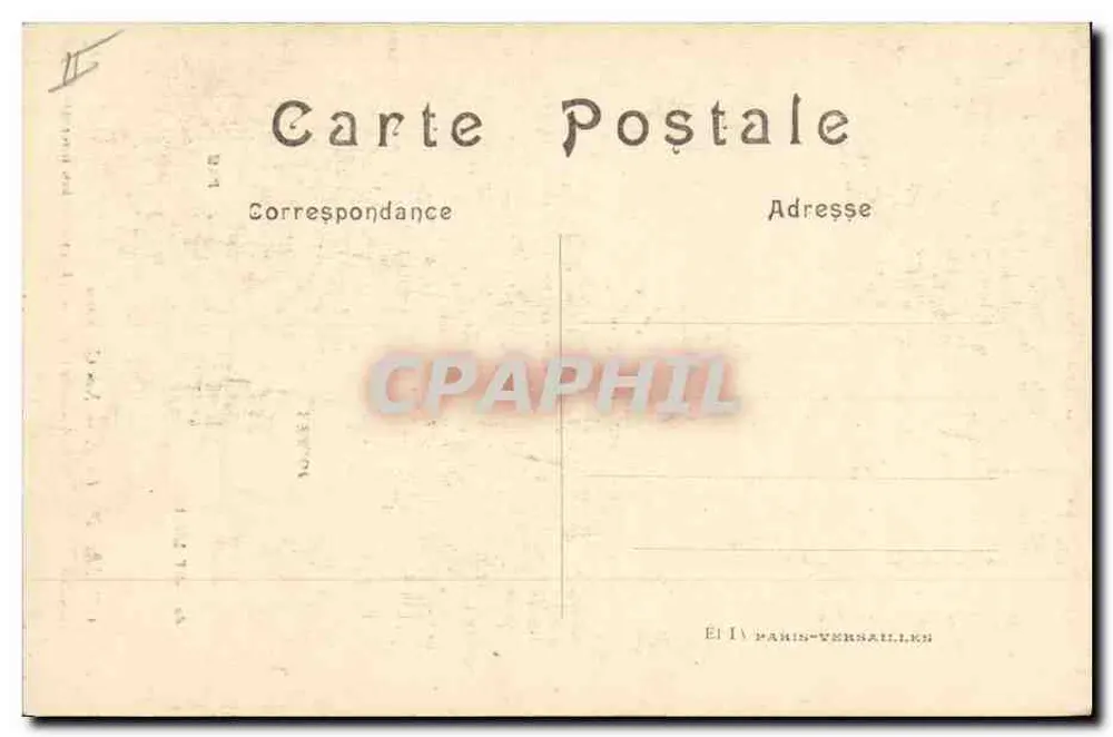 Unsere Generale — Krieg 1914 — Éditeur de Castelnau, n° 54 - Rückseite