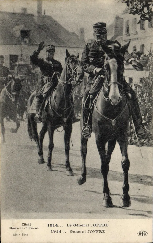 O Geral JOFFRE — 1914 — Cliché Chusseau-Plavien, 18ª Série - Frente