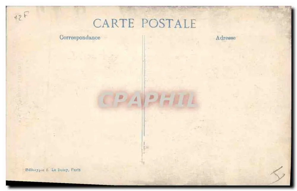 O Geral JOFFRE — 1914 — Cliché Chusseau-Plavien, 18ª Série - Verso
