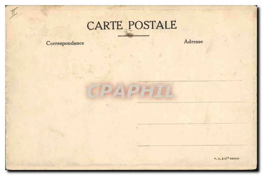 Batalha da Marne — 6-14 Setembro 1914 — P.O. & Cie Paris - Verso