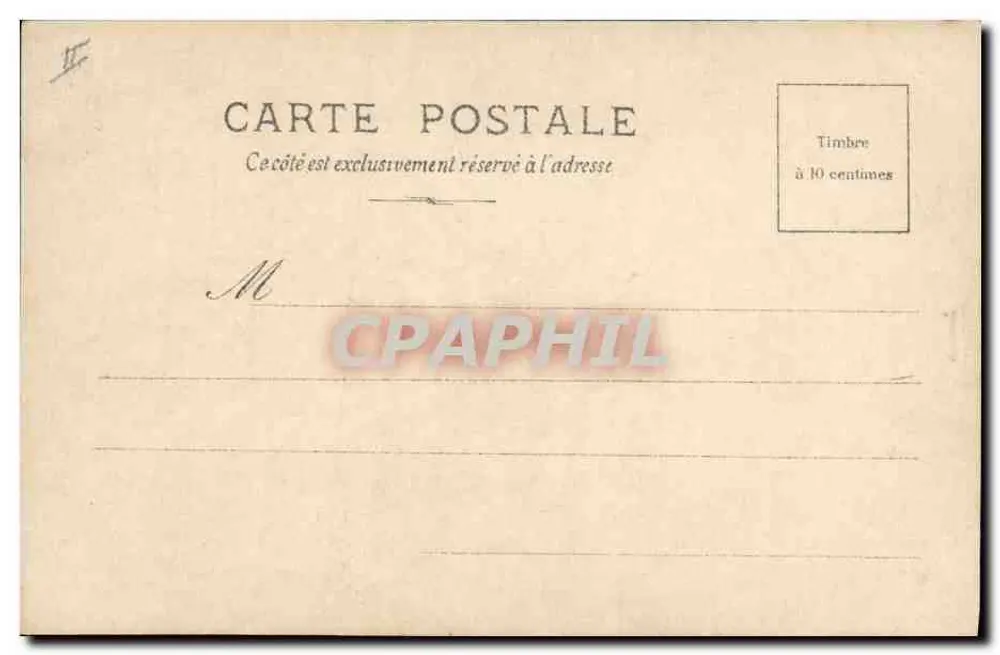 Salon 1901 — F. Brunery — Der Affe Seiner Eminenz — S.I.P. - Rückseite