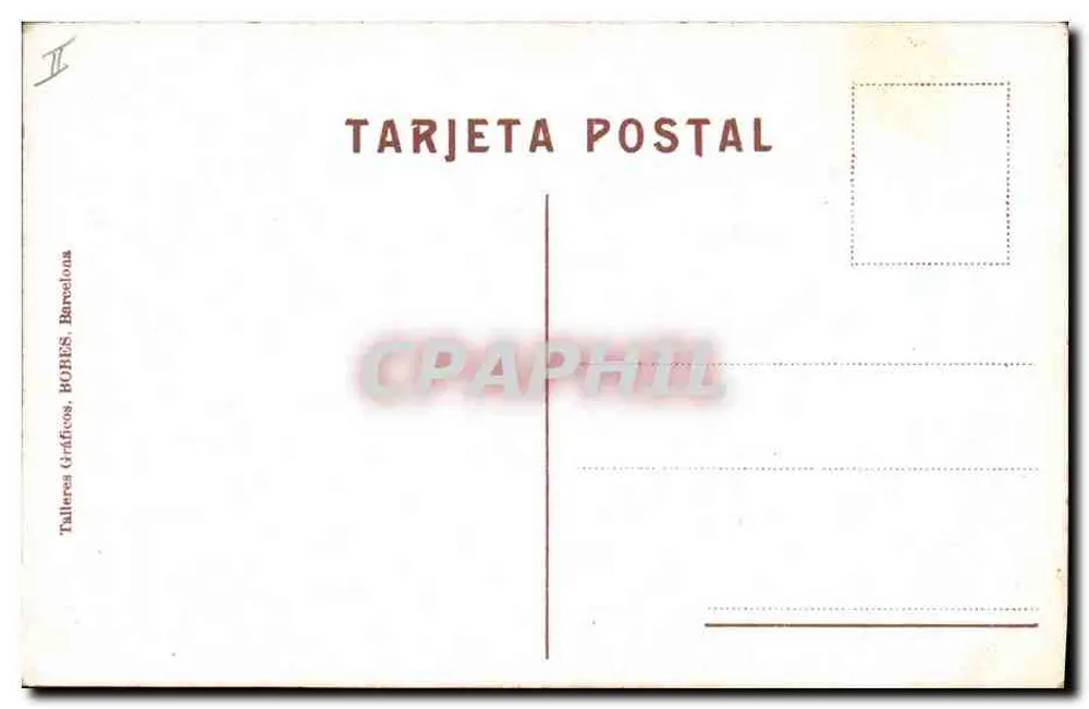 Abstieg von der Kreuzigung — Julio Borrell — Gráfico Robes Werkstatt, Barcelona - Rückseite