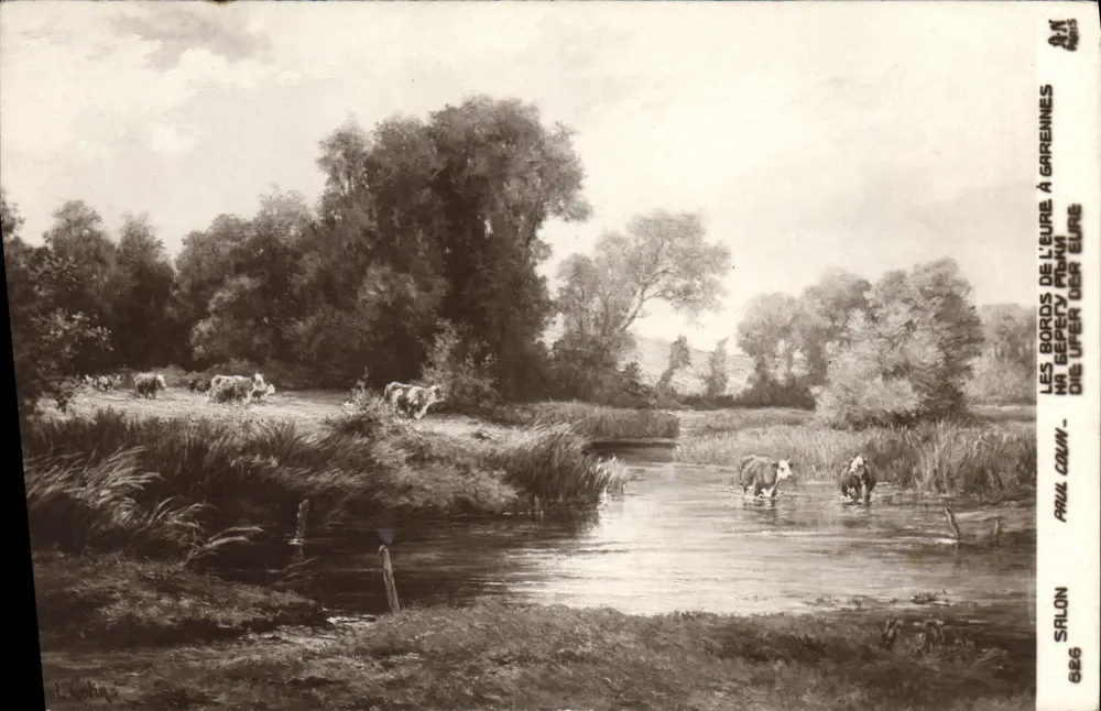 Die Ufer der Eure in Garennes — Paul Colyn — Sallon 626 - Vorderseite