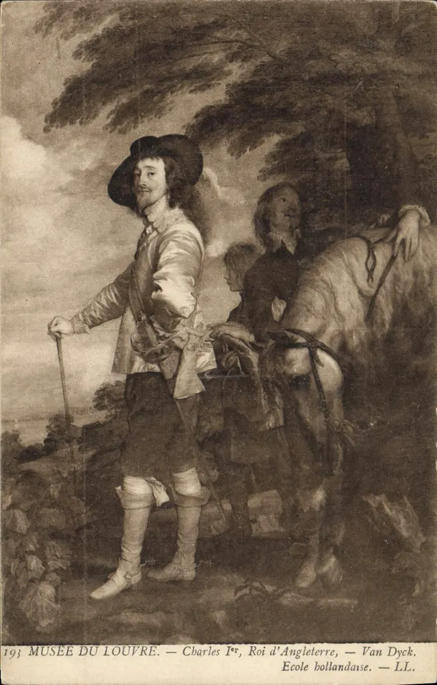Karl I., König von England — Louvre-Museum — Van Dyck — n°193 - Vorderseite