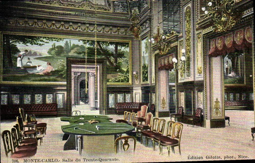 Monte-Carlo — Raum des Trente-Quarante — Édition Gilotta, phot. Nice - Vorderseite