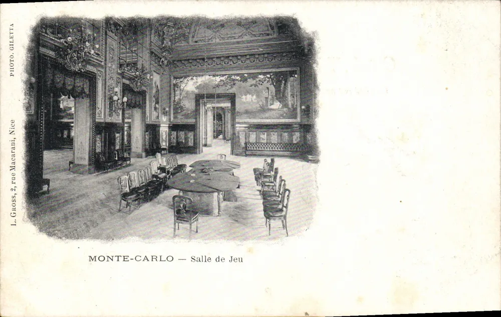 Monte-Carlo — Spielraum — L. Cross, rue Macarani, Nice - Vorderseite