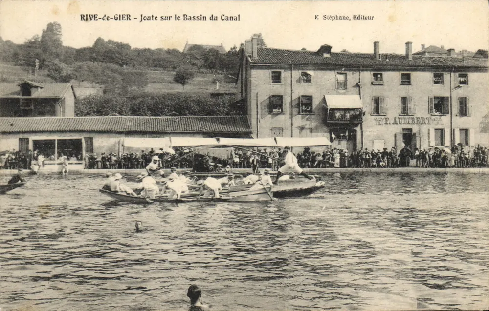 RIVE-de-GIER — Turnier am Kanalbecken — E. Stéphane, Verlag - Vorderseite
