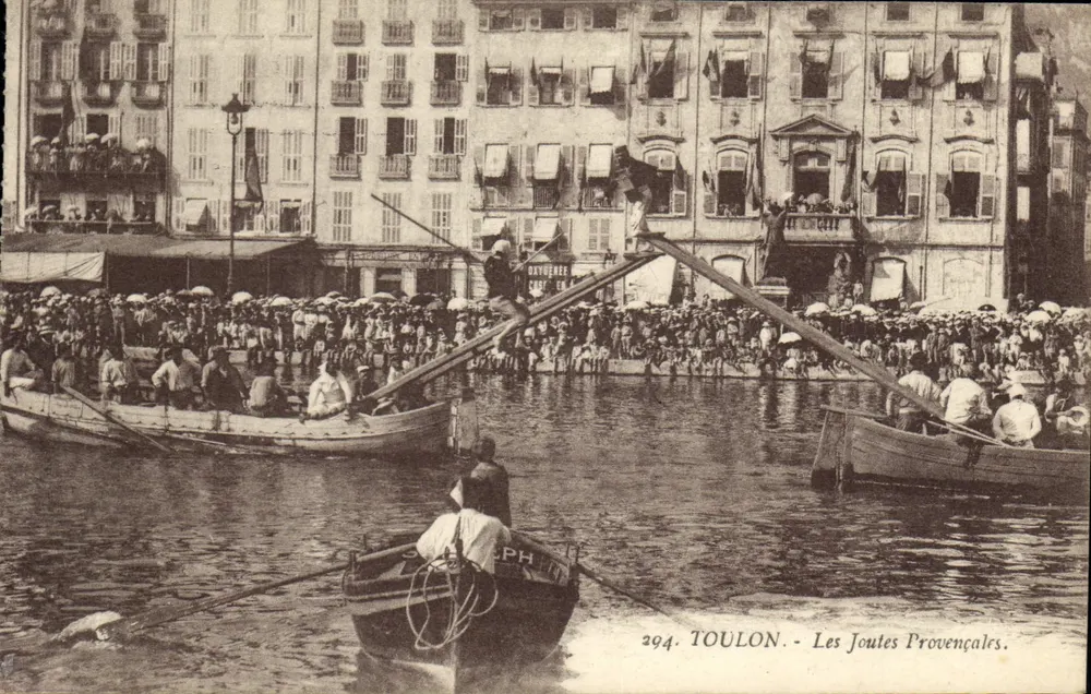 Toulon — As Joutes Provençais — Ed. Ozouerée, n° 294 - Frente