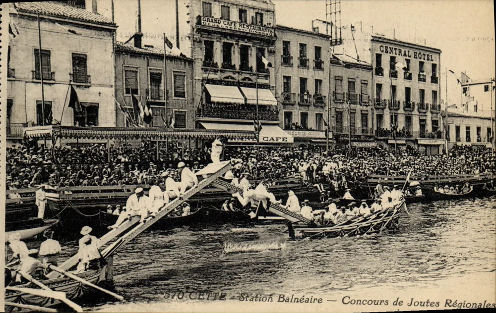 Sainte-Cécile — Estação Balnearia — Concurso de Regatas Regionais — Editor: C. Diderot, 25, rue Denne - Frente