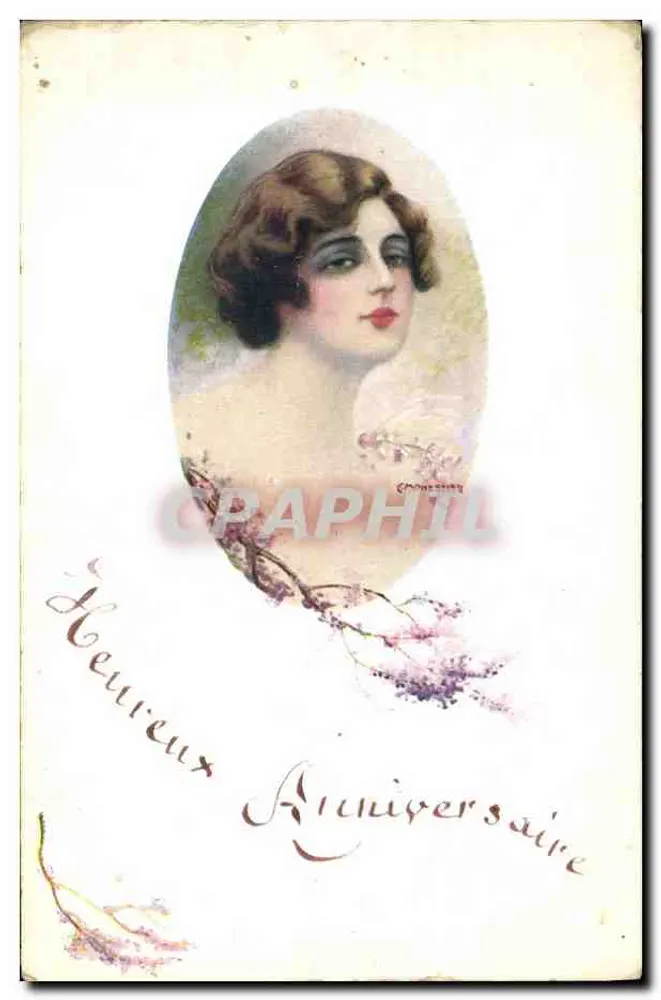 Junge Frau — Geburtstag — Verlag SDC Nr. 300 - Vorderseite
