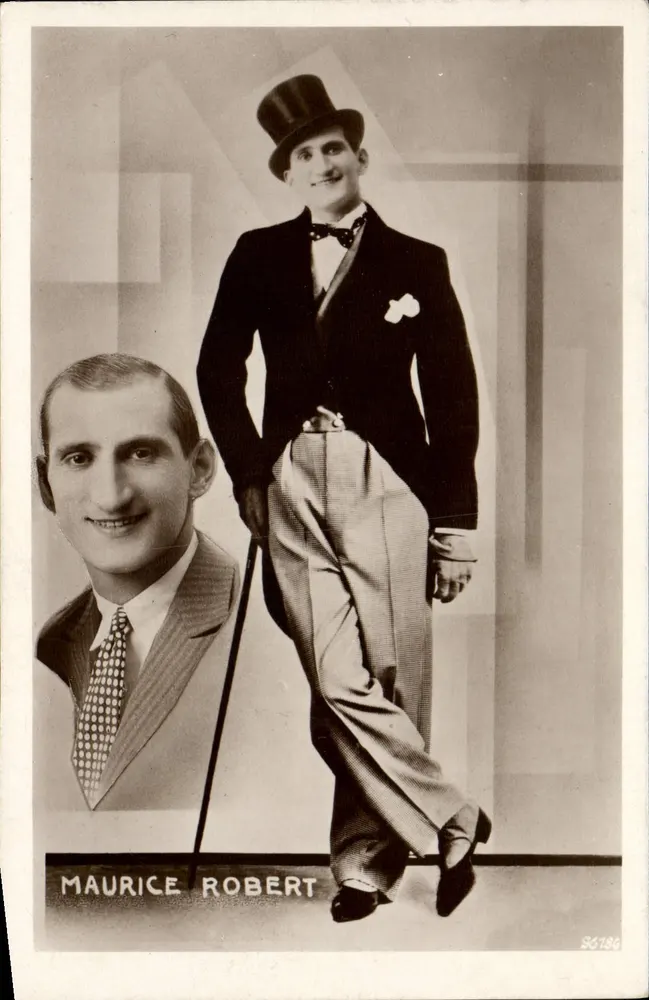 Maurice Robert — retrato do artista em traje de cena e busto — editor SG182 - Frente