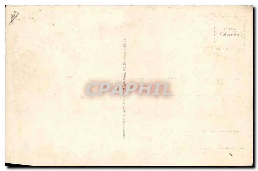 Maurice Robert — retrato do artista em traje de cena e busto — editor SG182 - Verso