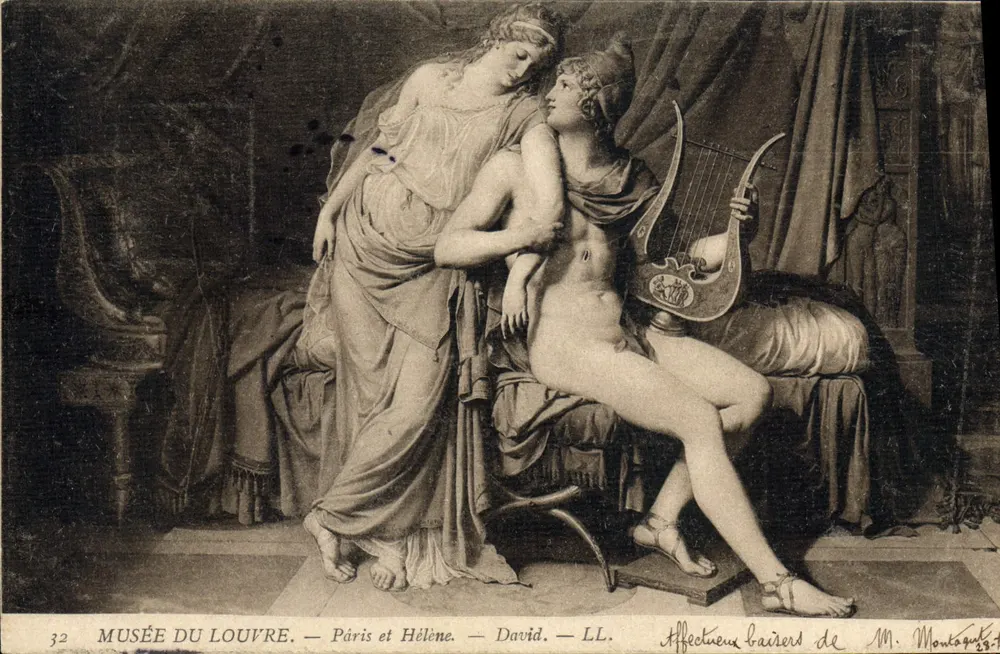 Parijs en Helena — David — LL. — Geschikt door M. Montague — n°32 - Voorkant