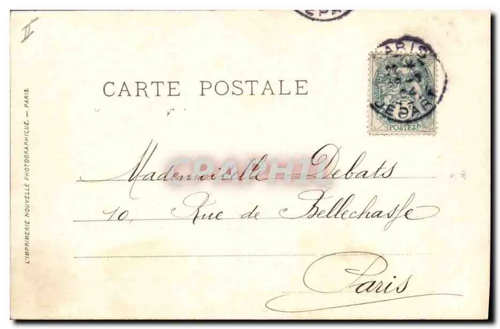 Parijs en Helena — David — LL. — Geschikt door M. Montague — n°32 - Achterkant