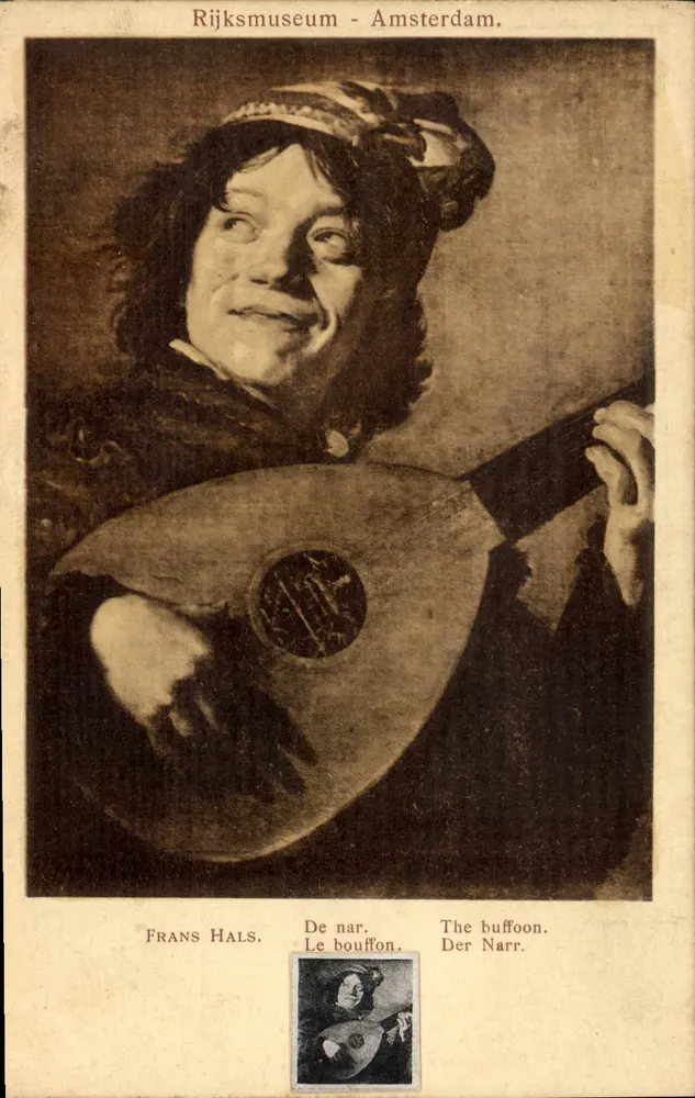 Der Clowns — Frans Hals — Rijksmuseum - Amsterdam. - Vorderseite