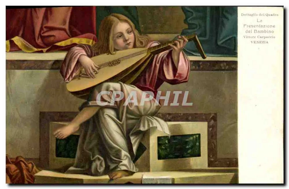 Detail van het schilderij 'La Presentatie van het Kindje' — Vittore Carpaccio — Venetië - Voorkant