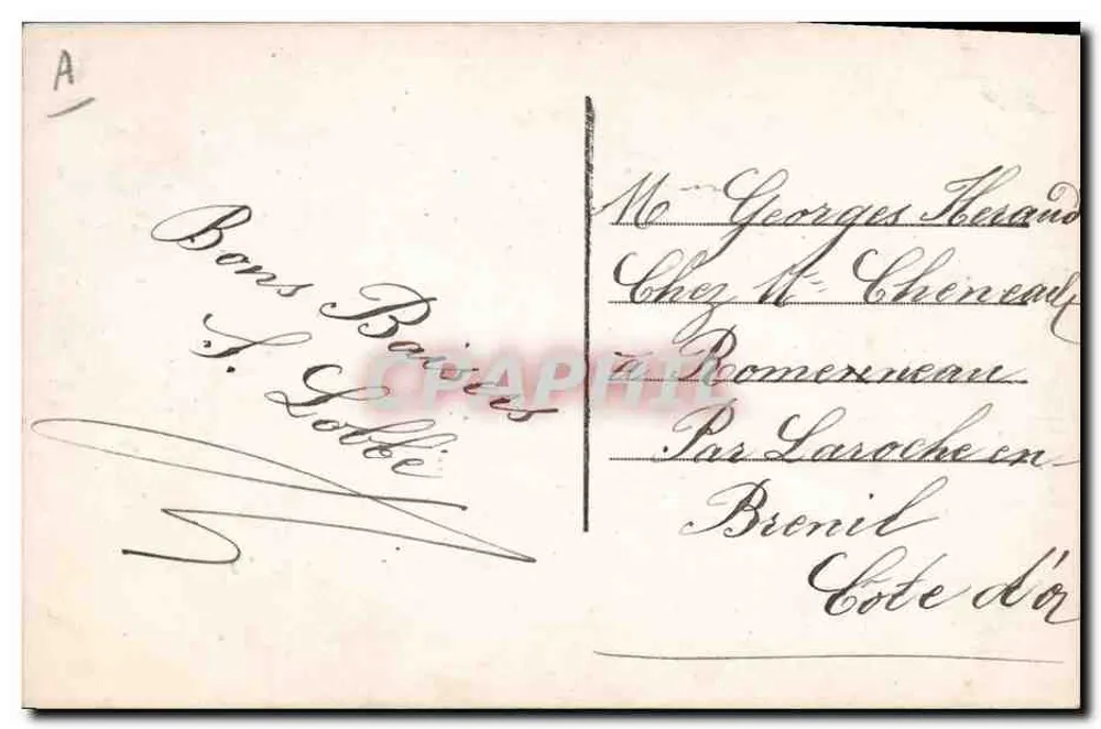 Unsere Führer — General de Castelnau, General Joffre, General Pau — Verlag J.K. Nr. 9333 - Rückseite