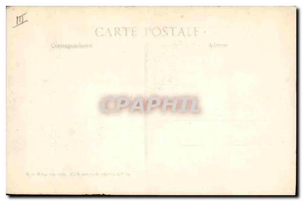 Generäle Castelnau, Joffre, Pau — Verlag B.D. — Nr. 11 - Rückseite