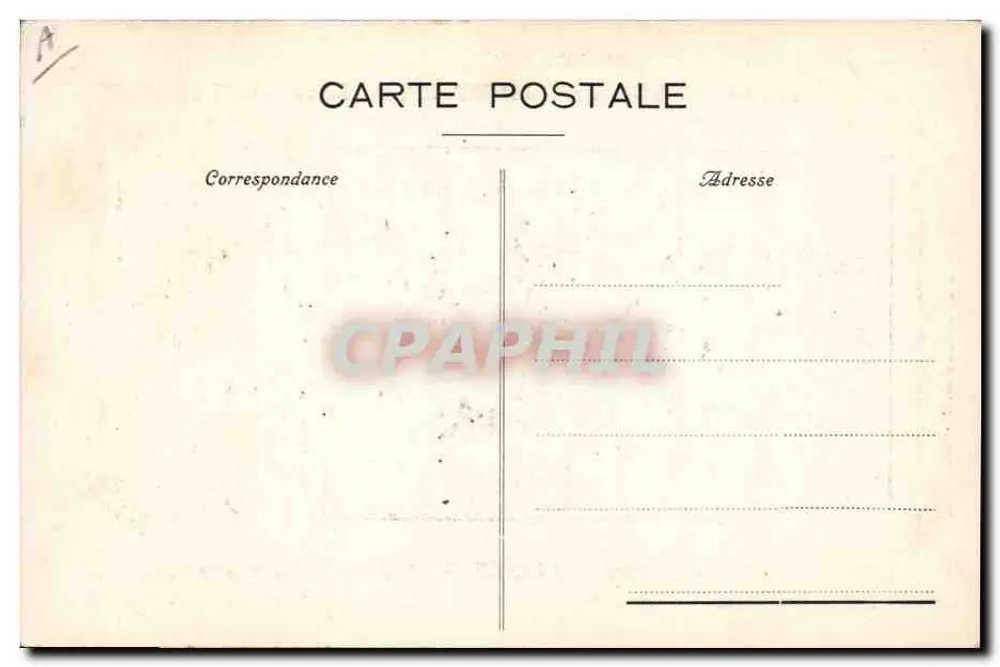 General Joffre — Hommage an Elsaß — Verlag unbekannt, Seriennummer nicht sichtbar - Rückseite