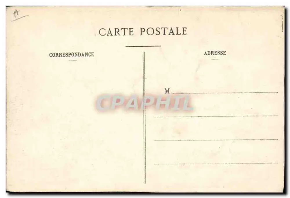 Die Deutschen im Rückzug überqueren die Yser — A.H. Paris - Rückseite