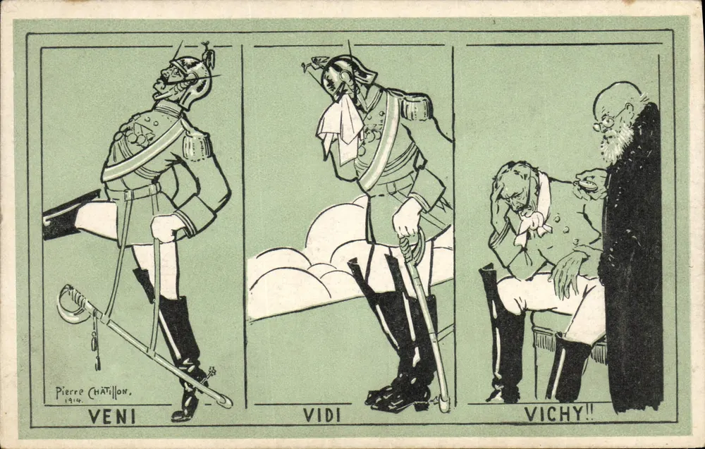तीन चरणों में सैनिक — VENI, VIDI, VICHY! — पियरे चाटिलॉन, 1914 - आगे