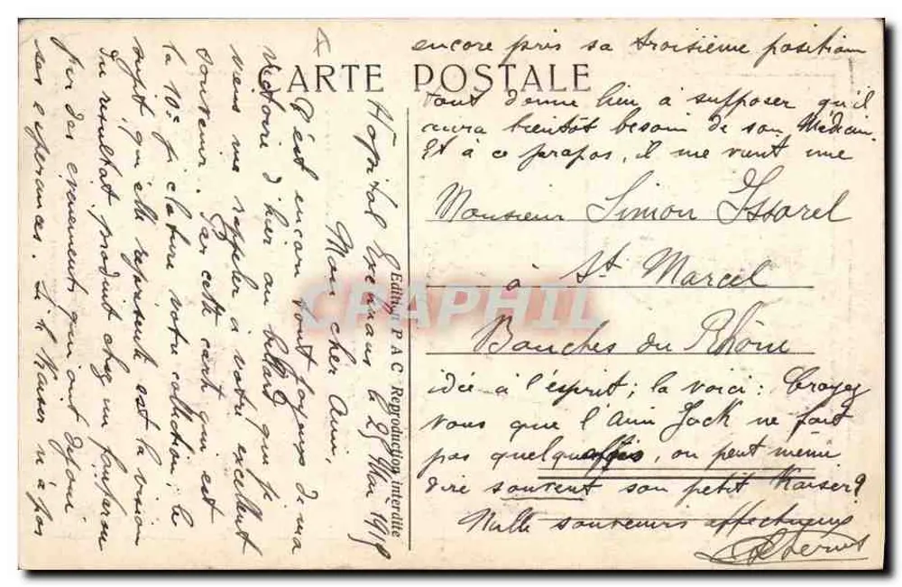 तीन चरणों में सैनिक — VENI, VIDI, VICHY! — पियरे चाटिलॉन, 1914 - पीछे