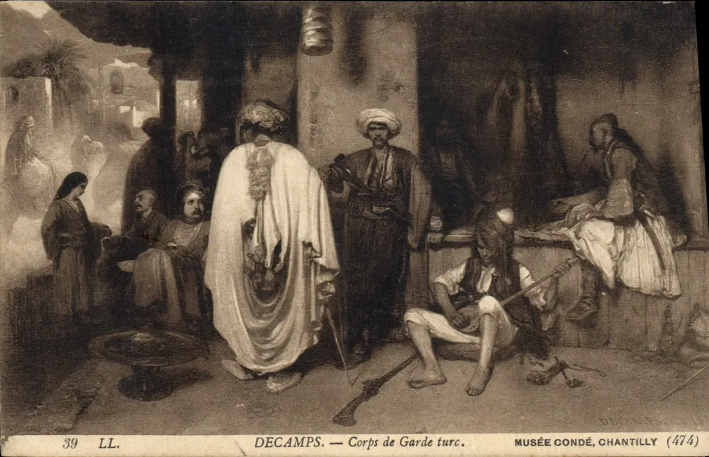 Corpo de Guarda Turco — Museu Condé, Chantilly — DECAMPS (474) - Frente