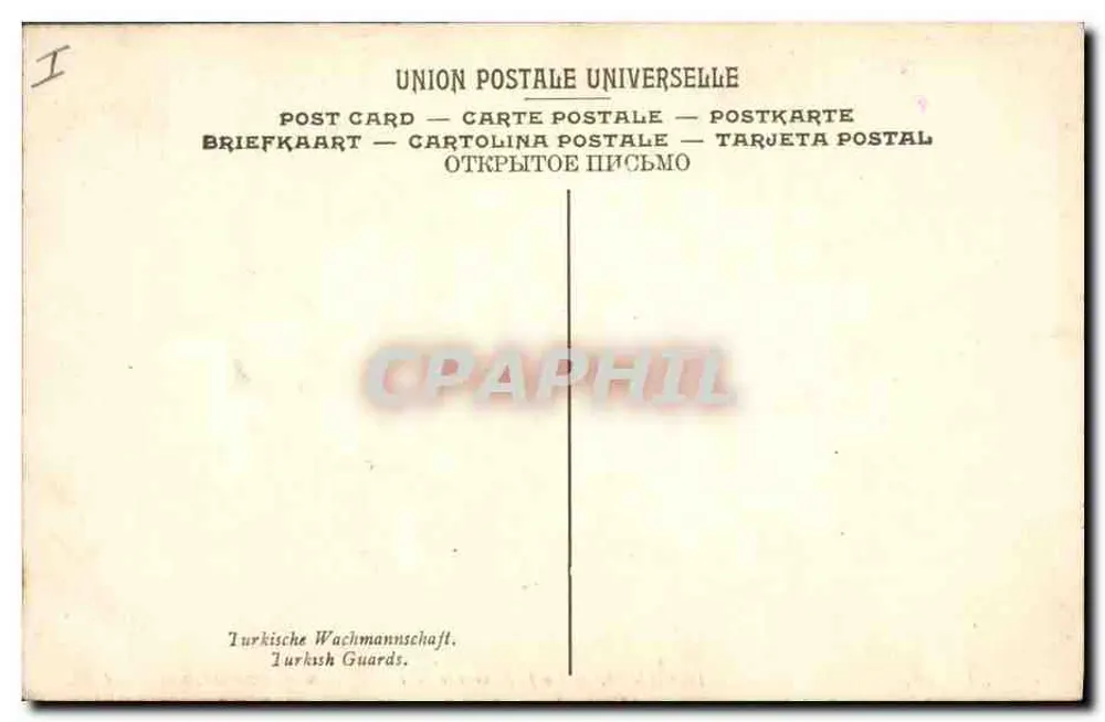 Corpo de Guarda Turco — Museu Condé, Chantilly — DECAMPS (474) - Verso