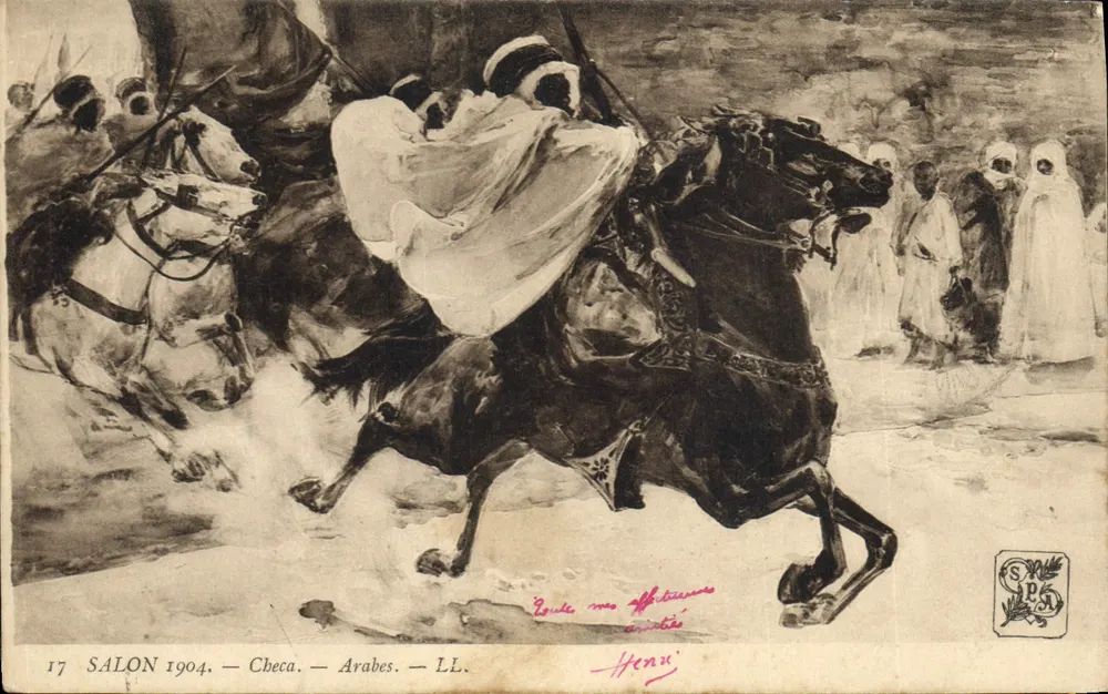 चेक — अरबी — सलॉन 1904 — एलएल. — हेनी - आगे