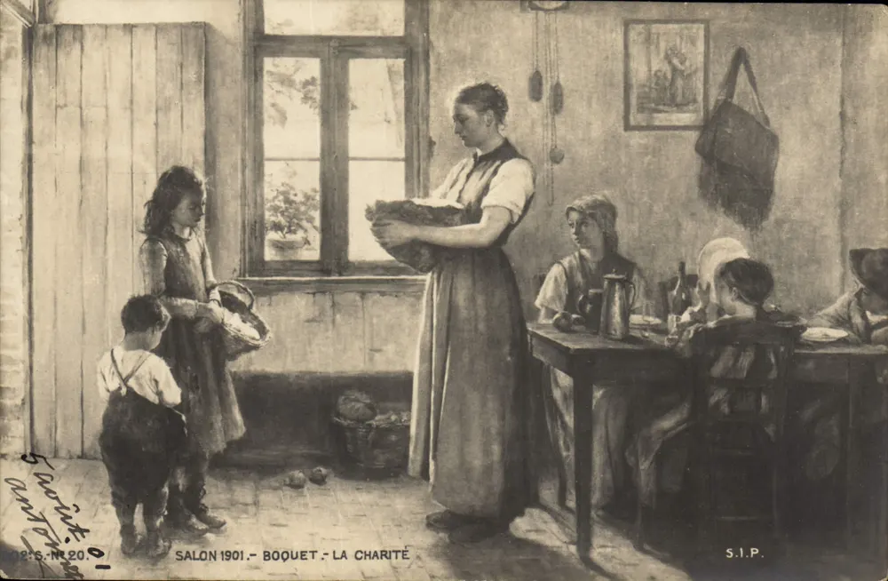 Salão 1901 - Boquet - A Caridade — S.I.P. - Frente