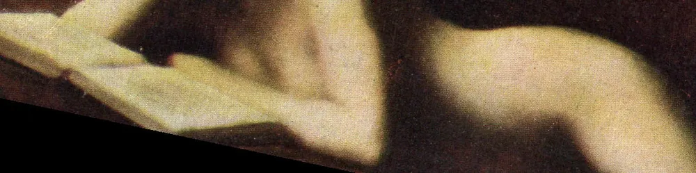 Nagość kobieca — szczegół malowidła — Henner, Leserina, Berlin - Awers