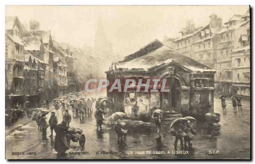 Ein Schmelztag in Lisieux — Salon 1901 — G. Fraipont — S.I.P. — Nr. 5 - Vorderseite