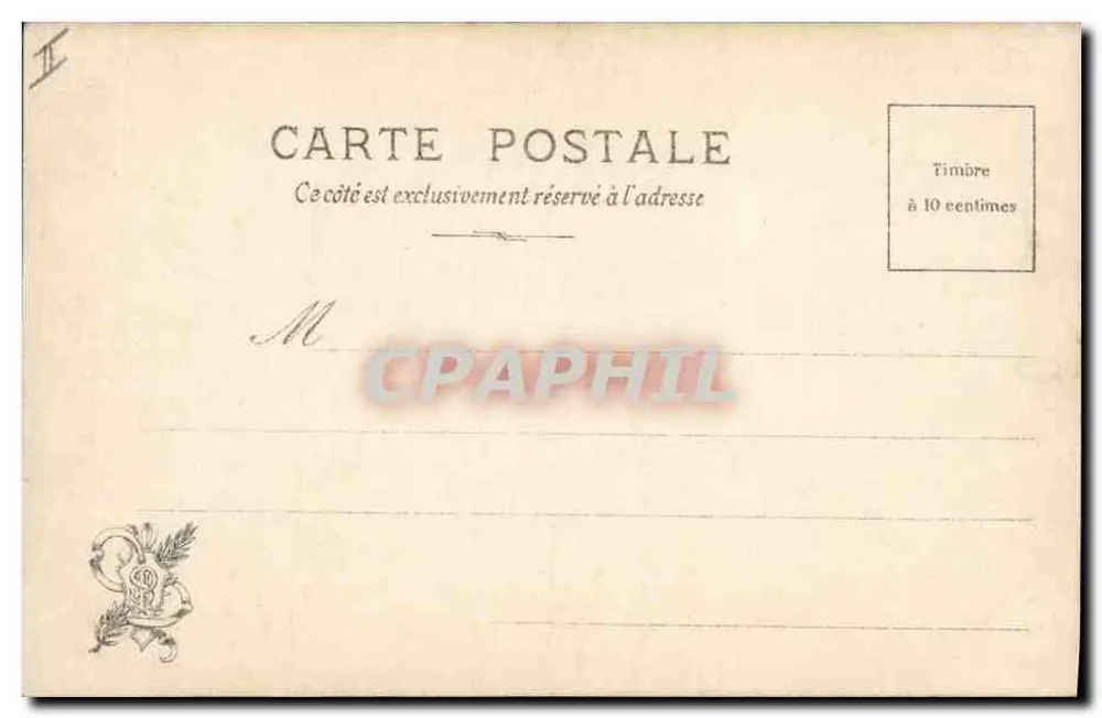 Ein Schmelztag in Lisieux — Salon 1901 — G. Fraipont — S.I.P. — Nr. 5 - Rückseite