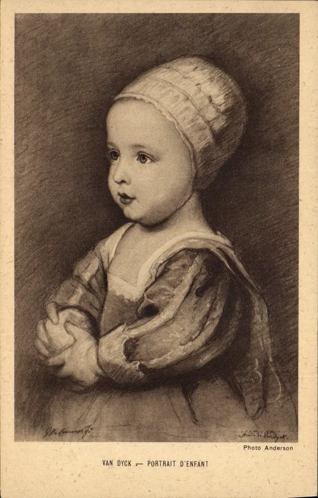 Van Dyck — Retrato de criança — Foto Anderson - Frente