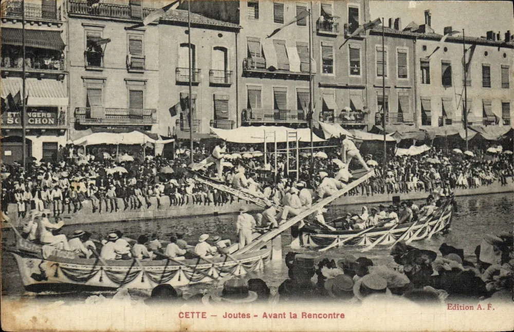 CETTE — Joutes — Antes do Encontro — Edição A. F. - Frente