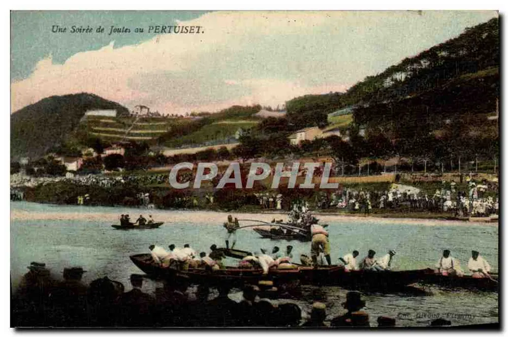 Serata di Joules o Pertuiset — PERTUIS — editore E. Riedel, Parigi - Recto