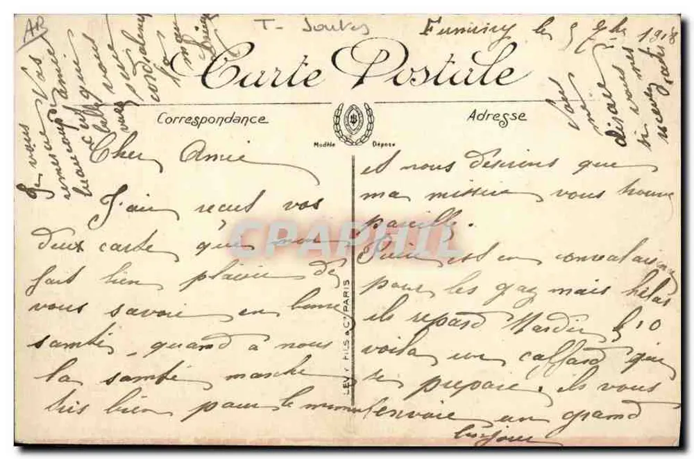 Serata di Joules o Pertuiset — PERTUIS — editore E. Riedel, Parigi - Verso