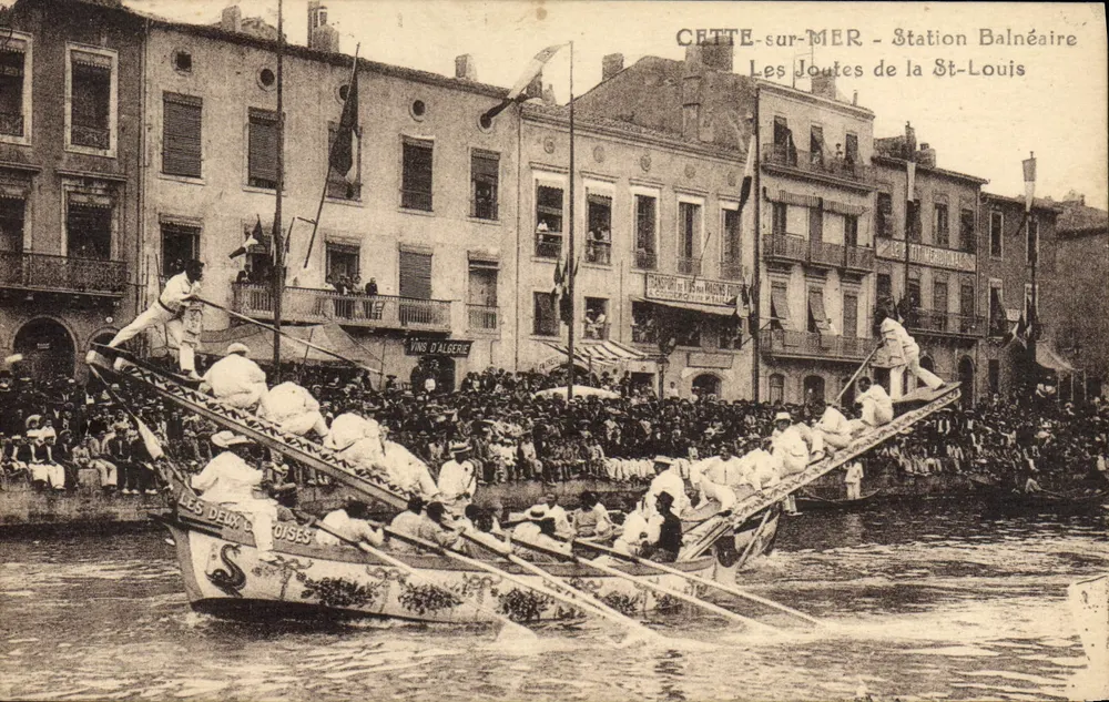CETTE-sur-MER - Estação Balnearia - As Joutes da Santa Luís - Frente