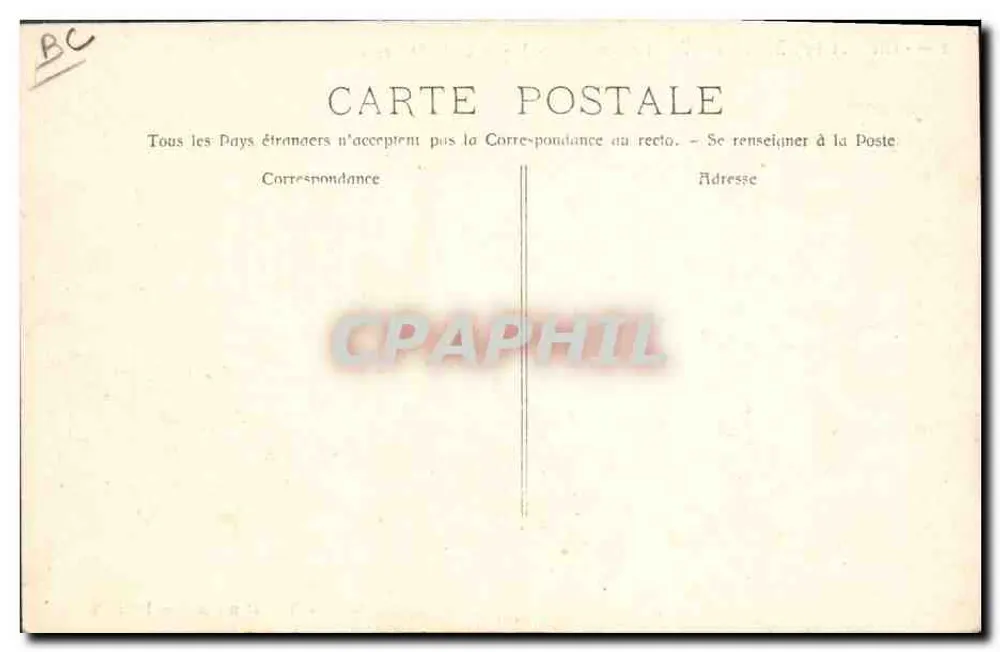 Cette - Badeort - Gesamtansicht der St-Louis-Rennregatta — Edition B - Rückseite