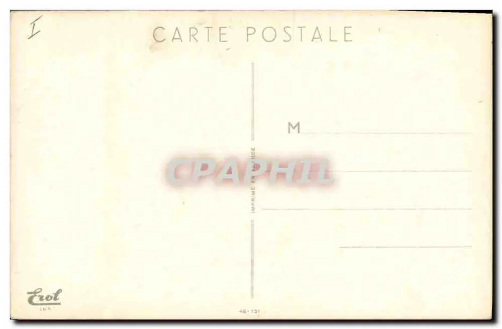 Compagnons de la Marjolaine — humoristische Illustration — Verlag Crot, Nr. 46-131 - Rückseite