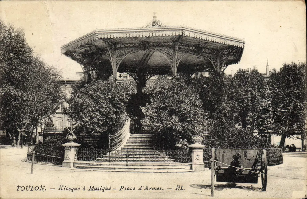 Toulon — Musikkiosk — Place d'Armes — RL - Vorderseite