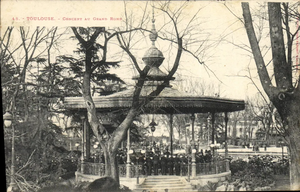 Toulouse - Konzert am Grand Rond — Verleger: P. G. P. Langlois, n° 48 - Vorderseite