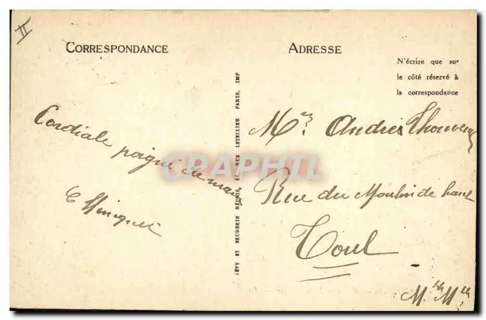 Amiens — Kiosque Montplaisir — LL - Verso