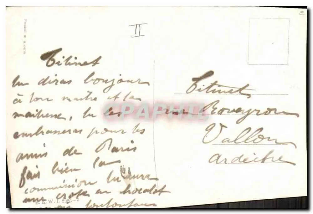 दो डैक्सहांड्स — शुभ वर्ष 1913 — K. फ्रीस्टूई - पीछे